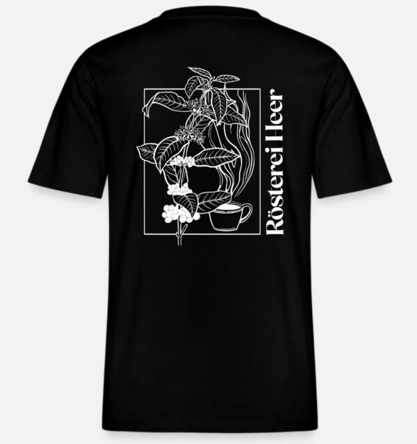 T-shirts der Rösterei Heer Schwarz